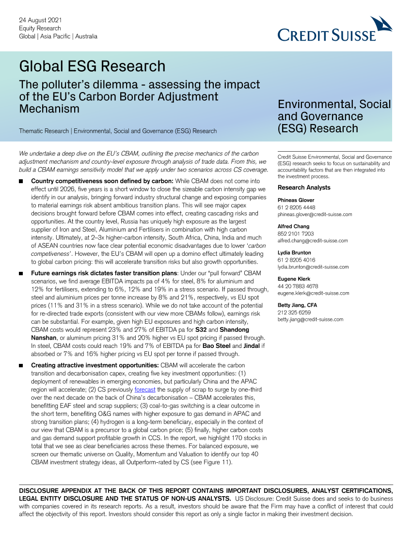 瑞信-亚太地区投资策略-ESG研究：污染者的困境之评估欧盟碳边界调整机制的影响-2021.8.24-81页瑞信-亚太地区投资策略-ESG研究：污染者的困境之评估欧盟碳边界调整机制的影响-2021.8.24-81页_1.png