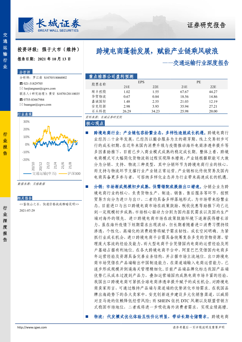 交通运输行业深度报告：跨境电商蓬勃发展，赋能产业链乘风破浪-20211013-长城证券-39页交通运输行业深度报告：跨境电商蓬勃发展，赋能产业链乘风破浪-20211013-长城证券-39页_1.png