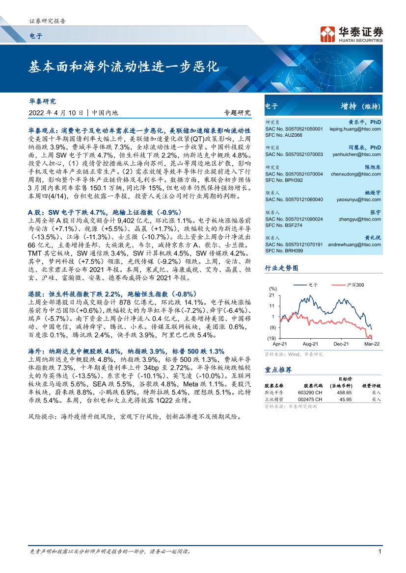 电子行业专题研究：基本面和海外流动性进一步恶化-20220410-华泰证券-18页电子行业专题研究：基本面和海外流动性进一步恶化-20220410-华泰证券-18页_1.png