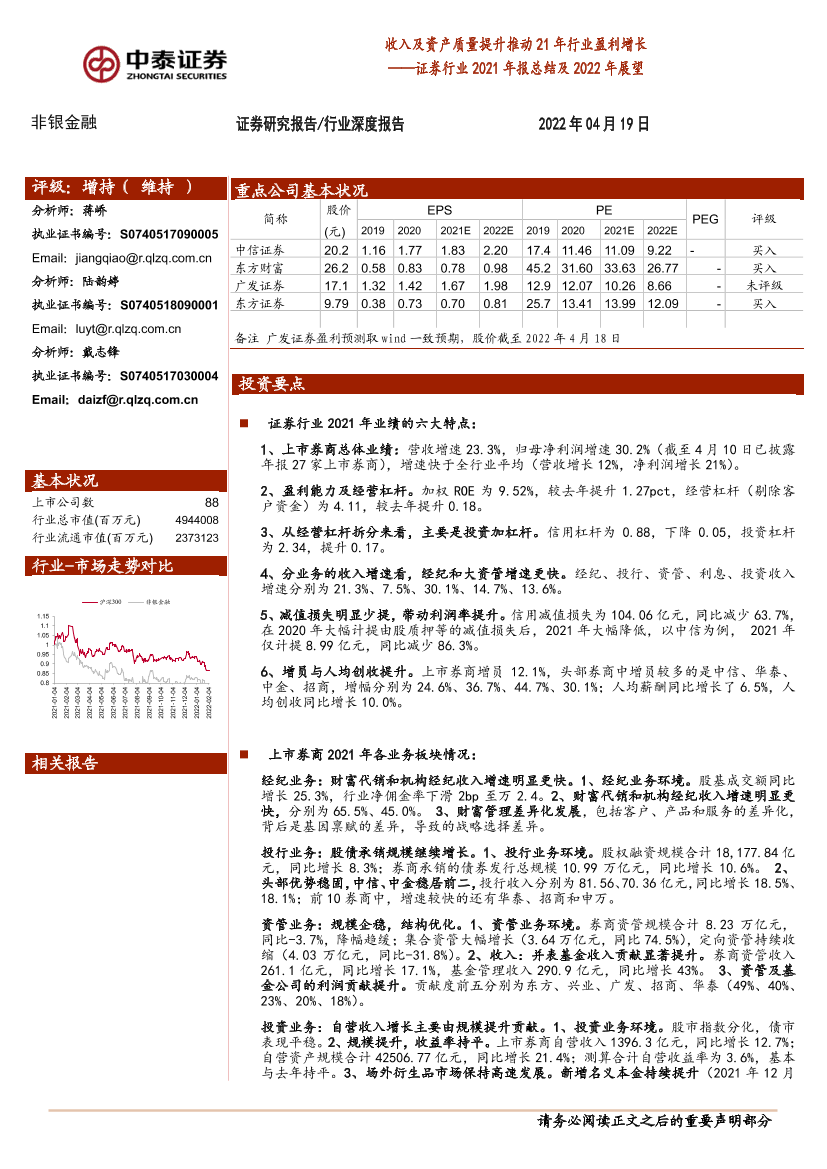 证券行业2021年报总结及2022年展望：收入及资产质量提升推动21年行业盈利增长-20220419-中泰证券-31页证券行业2021年报总结及2022年展望：收入及资产质量提升推动21年行业盈利增长-20220419-中泰证券-31页_1.png