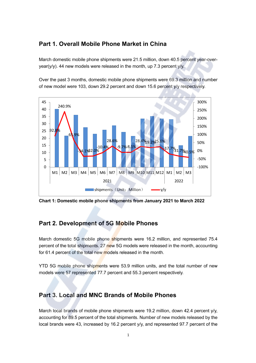 中国信通院发布2022年3月国内手机市场运行分析报告（英）-2页中国信通院发布2022年3月国内手机市场运行分析报告（英）-2页_1.png