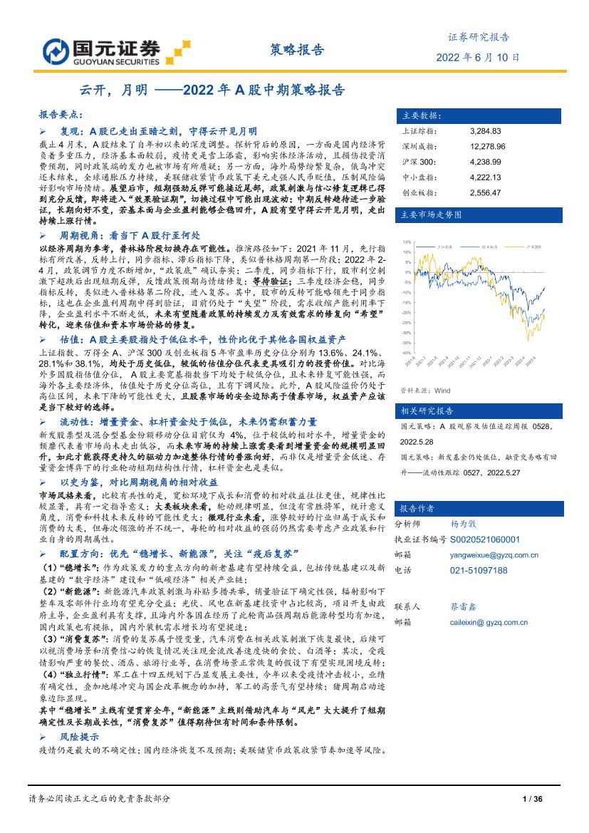 2022年A股中期策略报告：云开，月明-20220610-国元证券-36页2022年A股中期策略报告：云开，月明-20220610-国元证券-36页_1.png