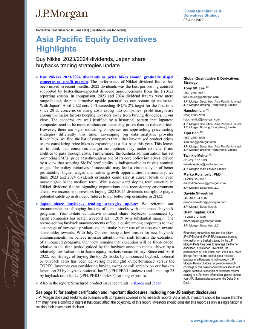 J.P.摩根-亚太地区股票行业-买入日经指数2023、2024年红利，日本股票回购交易策略更新-2022.6.7-21页J.P.摩根-亚太地区股票行业-买入日经指数2023、2024年红利，日本股票回购交易策略更新-2022.6.7-21页_1.png