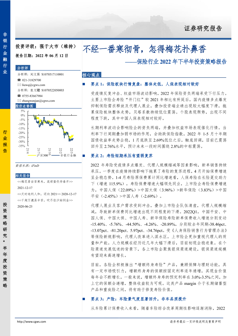 保险行业2022年下半年投资策略报告：不经一番寒彻骨，怎得梅花扑鼻香-20220612-长城证券-24页保险行业2022年下半年投资策略报告：不经一番寒彻骨，怎得梅花扑鼻香-20220612-长城证券-24页_1.png