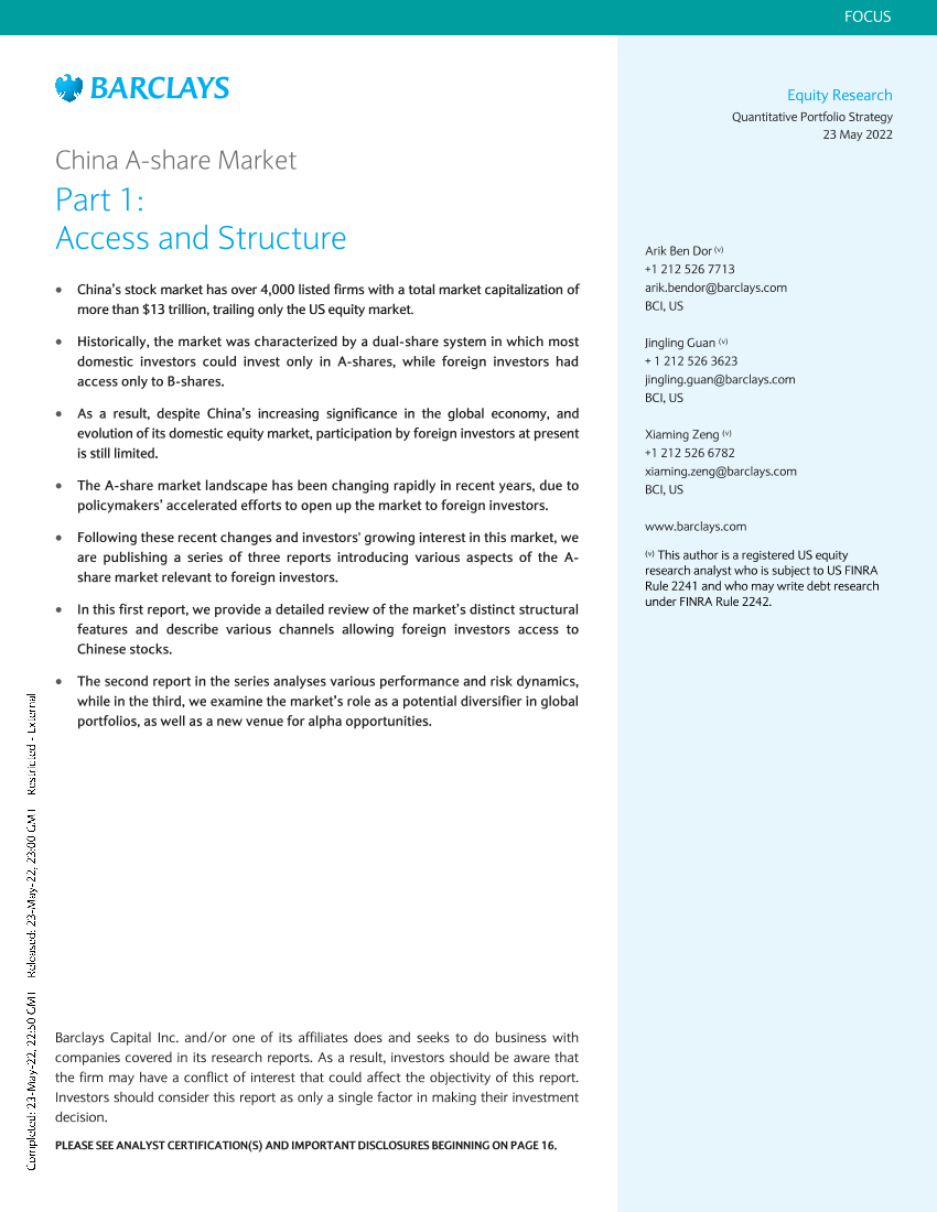 巴克莱-中国股票行业-中国A股市场第一部分：准入和结构-2022.5.23-21页巴克莱-中国股票行业-中国A股市场第一部分：准入和结构-2022.5.23-21页_1.png
