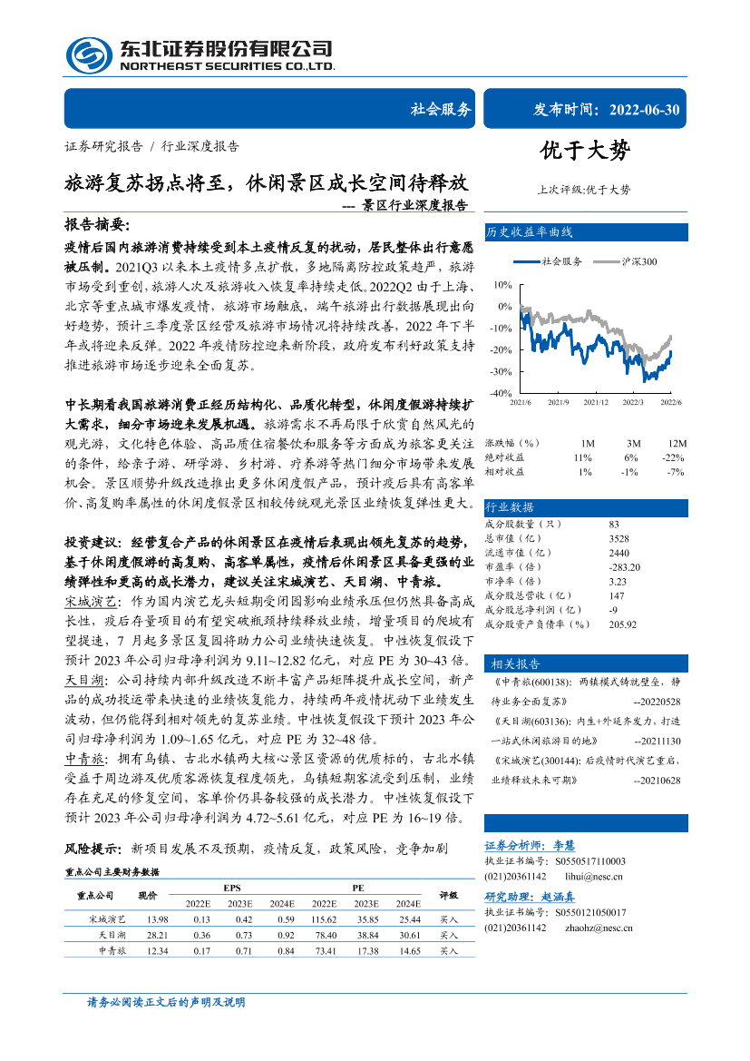 景区行业深度报告：旅游复苏拐点将至，休闲景区成长空间待释放-20220630-东北证券-34页景区行业深度报告：旅游复苏拐点将至，休闲景区成长空间待释放-20220630-东北证券-34页_1.png