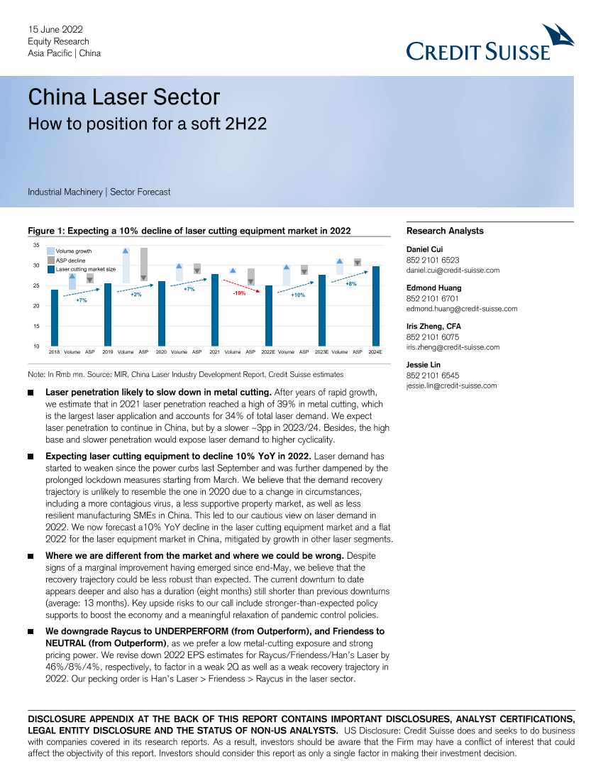 瑞信-中国激光行业-如何定位22年下半年的疲软期-2022.6.15-28页瑞信-中国激光行业-如何定位22年下半年的疲软期-2022.6.15-28页_1.png