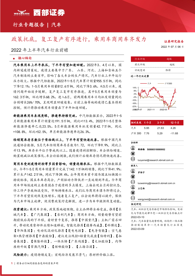 2022年上半年汽车行业前瞻：政策托底，复工复产有序进行，乘用车商用车齐发力-20220706-西部证券-17页2022年上半年汽车行业前瞻：政策托底，复工复产有序进行，乘用车商用车齐发力-20220706-西部证券-17页_1.png