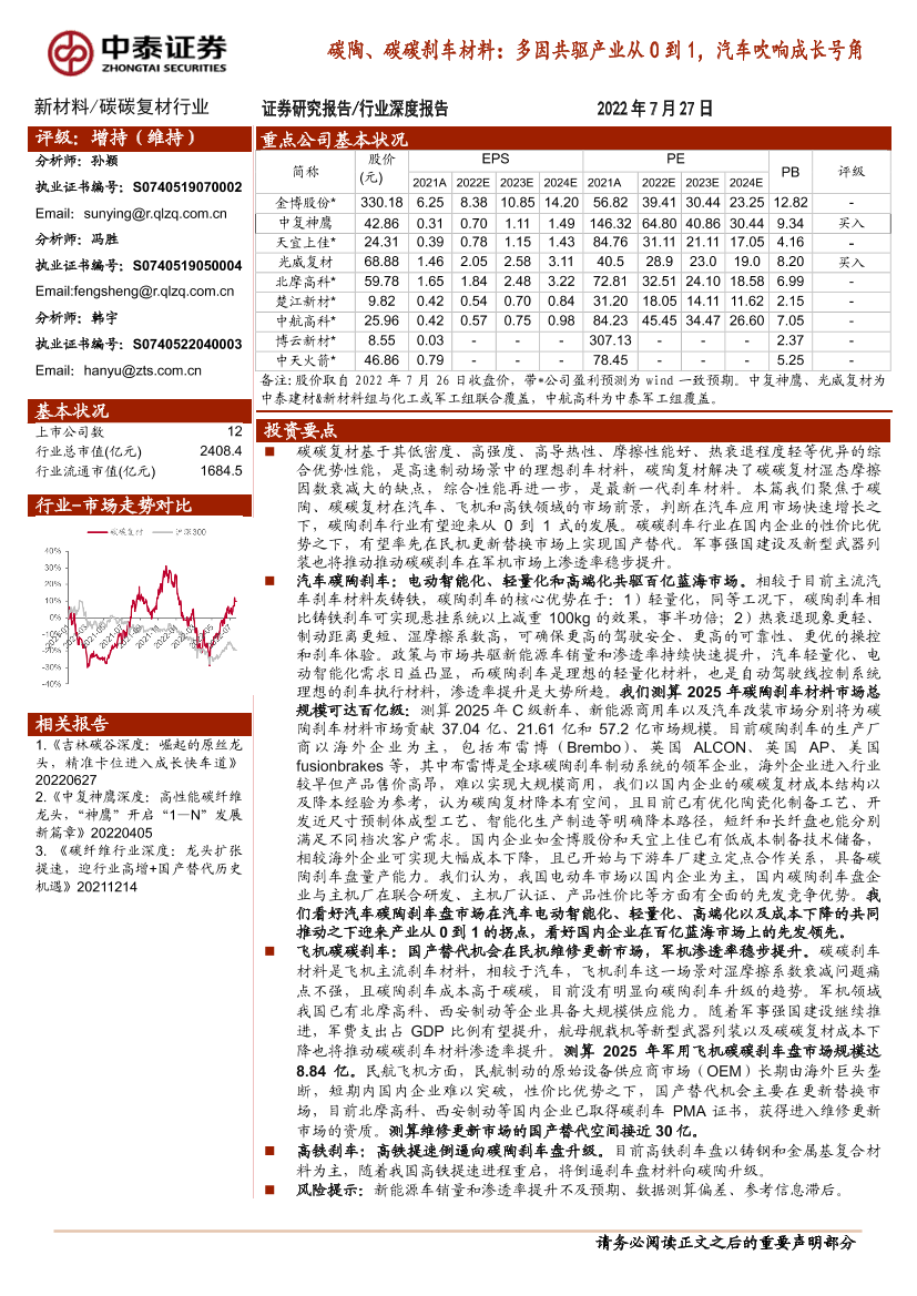 新材料碳碳复材行业碳陶、碳碳刹车材料：多因共驱产业从0到1，汽车吹响成长号角-20220727-中泰证券-28页新材料碳碳复材行业碳陶、碳碳刹车材料：多因共驱产业从0到1，汽车吹响成长号角-20220727-中泰证券-28页_1.png