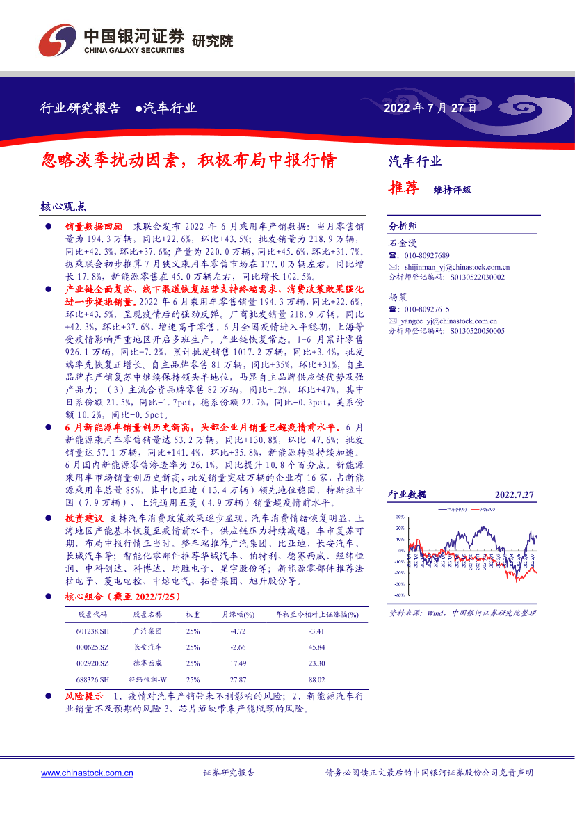 汽车行业：忽略淡季扰动因素，积极布局中报行情-20220727-银河证券-19页汽车行业：忽略淡季扰动因素，积极布局中报行情-20220727-银河证券-19页_1.png