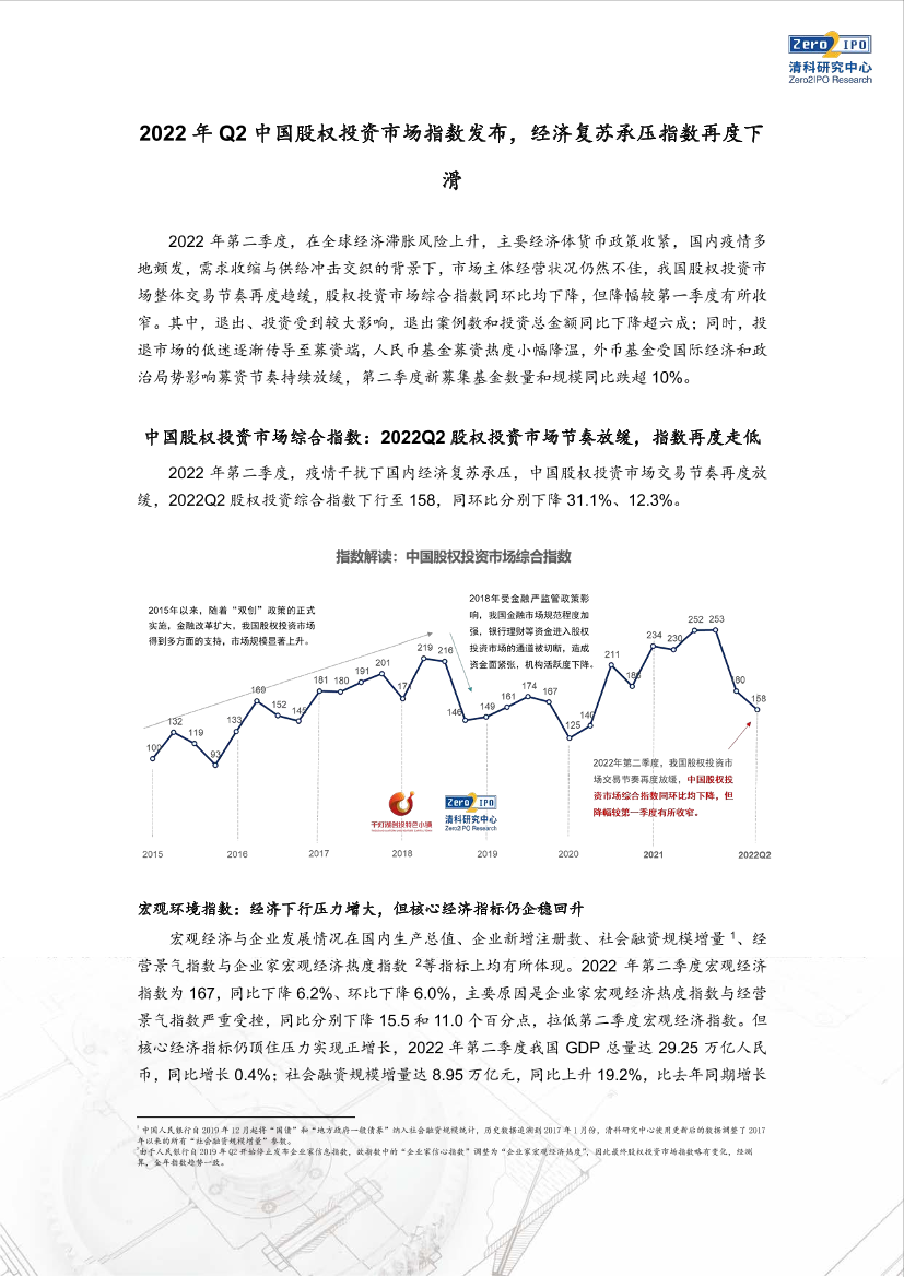 清科-2022年Q2中国股权投资市场指数发布，经济复苏承压指数再度下滑-6页清科-2022年Q2中国股权投资市场指数发布，经济复苏承压指数再度下滑-6页_1.png