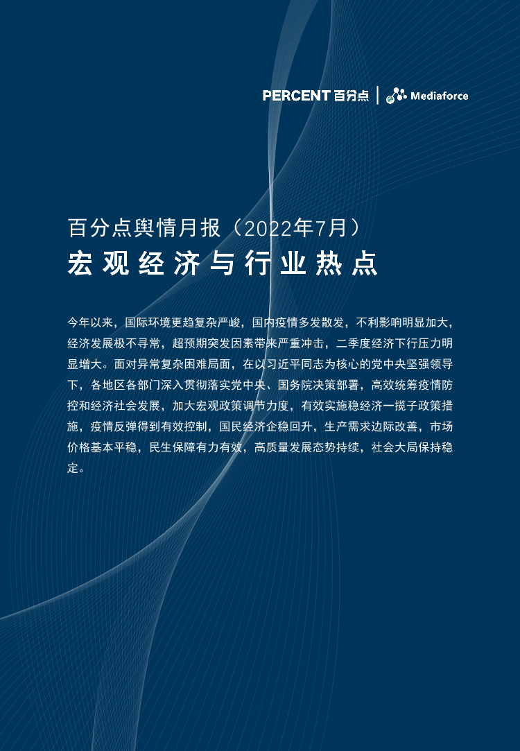 百分点-7月宏观经济与行业热点分析报告-22页百分点-7月宏观经济与行业热点分析报告-22页_1.png