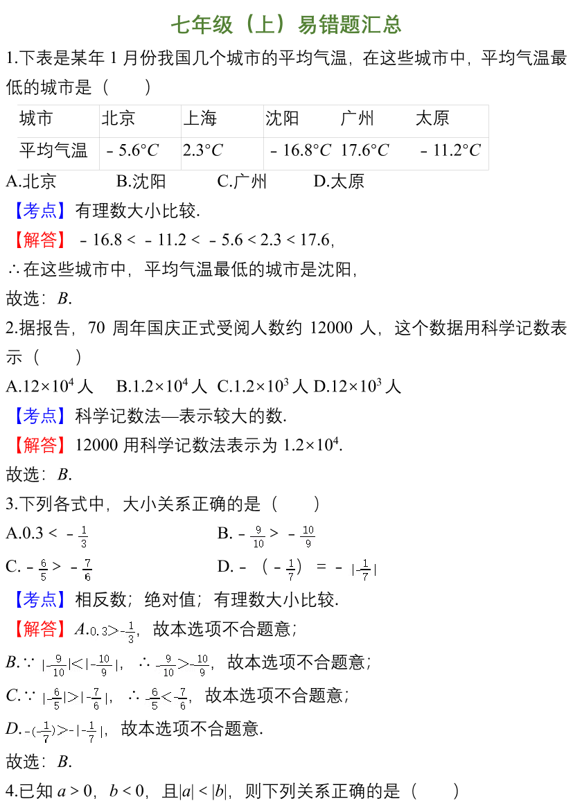 初中数学上学期易错题汇总初中数学上学期易错题汇总_1.png