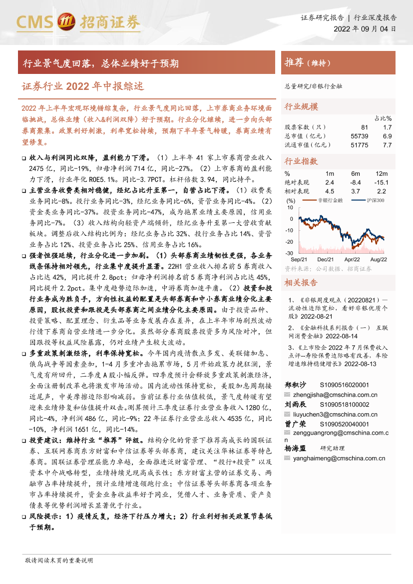 证券行业2022年中报综述：行业景气度回落，总体业绩好于预期-20220904-招商证券-22页证券行业2022年中报综述：行业景气度回落，总体业绩好于预期-20220904-招商证券-22页_1.png