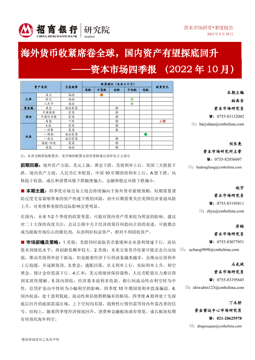 资本市场四季报（2022年10月）：海外货币收紧席卷全球，国内资产有望探底回升-20220930-招商银行-25页资本市场四季报（2022年10月）：海外货币收紧席卷全球，国内资产有望探底回升-20220930-招商银行-25页_1.png