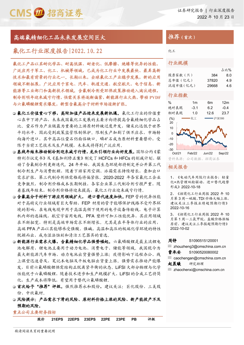 氟化工行业深度报告：高端氟精细化工品未来发展空间巨大-20221023-招商证券-40页氟化工行业深度报告：高端氟精细化工品未来发展空间巨大-20221023-招商证券-40页_1.png