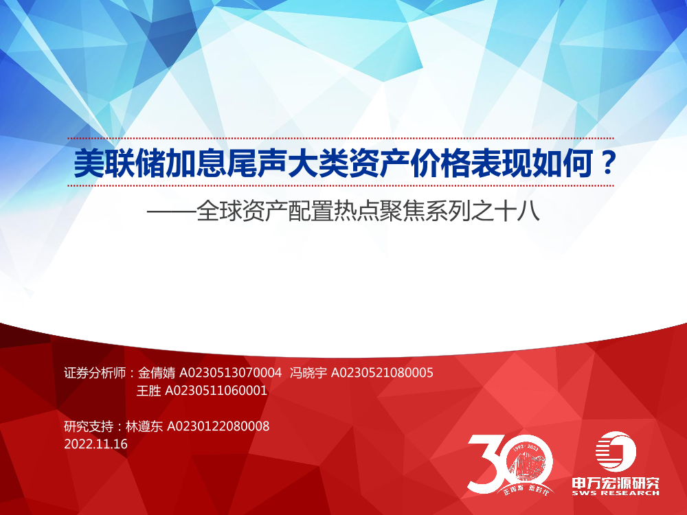 全球资产配置热点聚焦系列之十八：美联储加息尾声大类资产价格表现如何？-20221116-申万宏源-17页全球资产配置热点聚焦系列之十八：美联储加息尾声大类资产价格表现如何？-20221116-申万宏源-17页_1.png