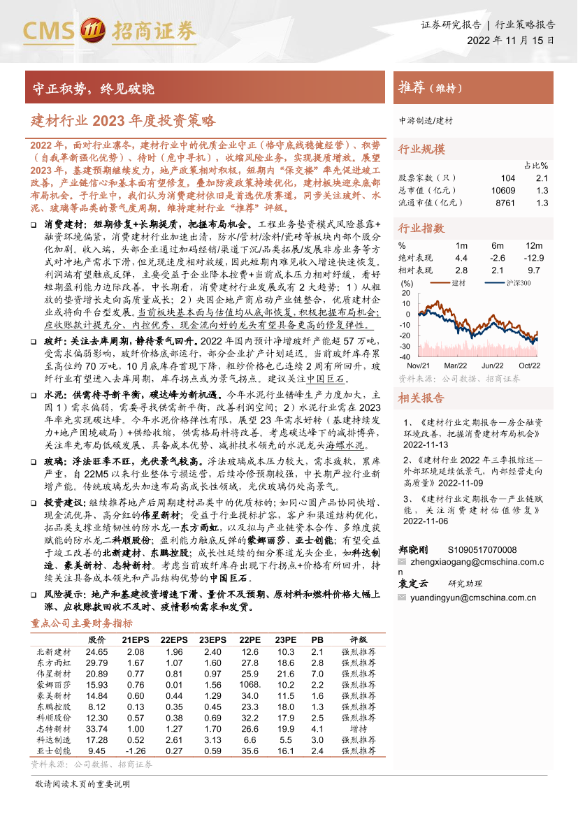 建材行业2023年度投资策略：守正积势，终见破晓-20221115-招商证券-33页建材行业2023年度投资策略：守正积势，终见破晓-20221115-招商证券-33页_1.png