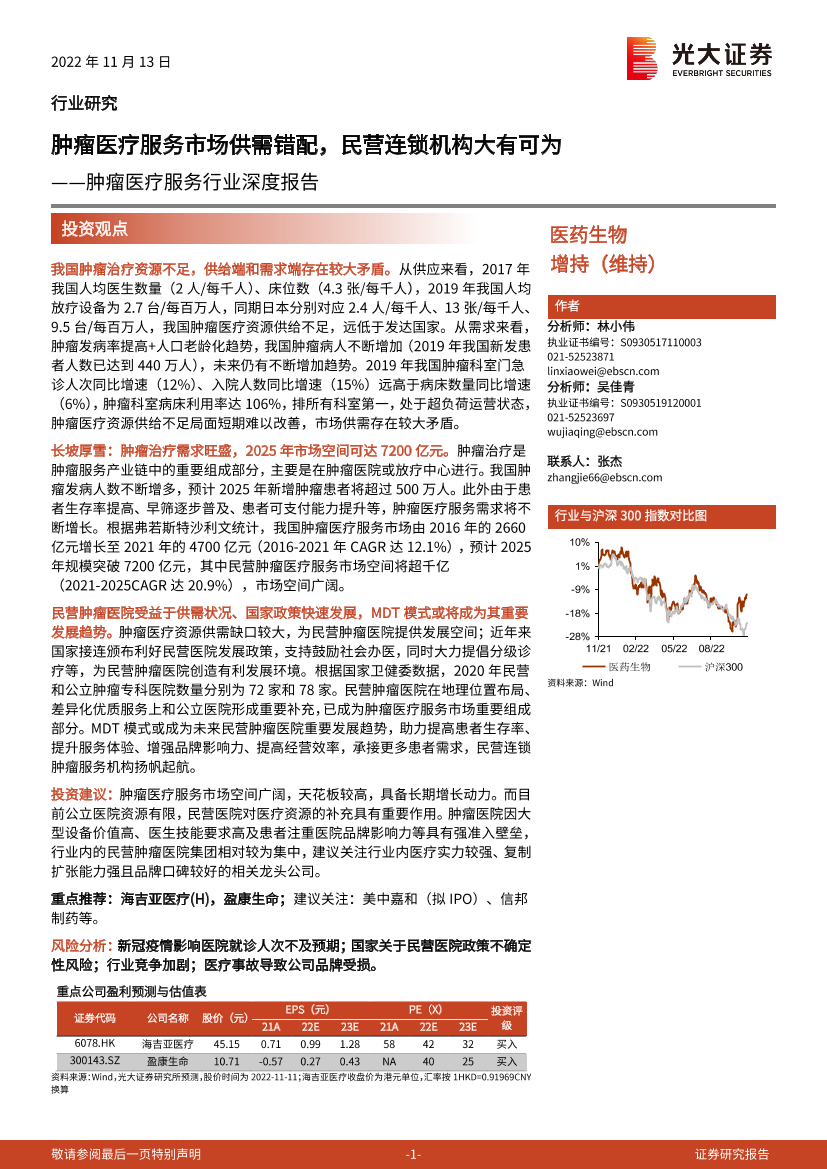 肿瘤医疗服务行业深度报告：肿瘤医疗服务市场供需错配，民营连锁机构大有可为-20221113-光大证券-47页肿瘤医疗服务行业深度报告：肿瘤医疗服务市场供需错配，民营连锁机构大有可为-20221113-光大证券-47页_1.png