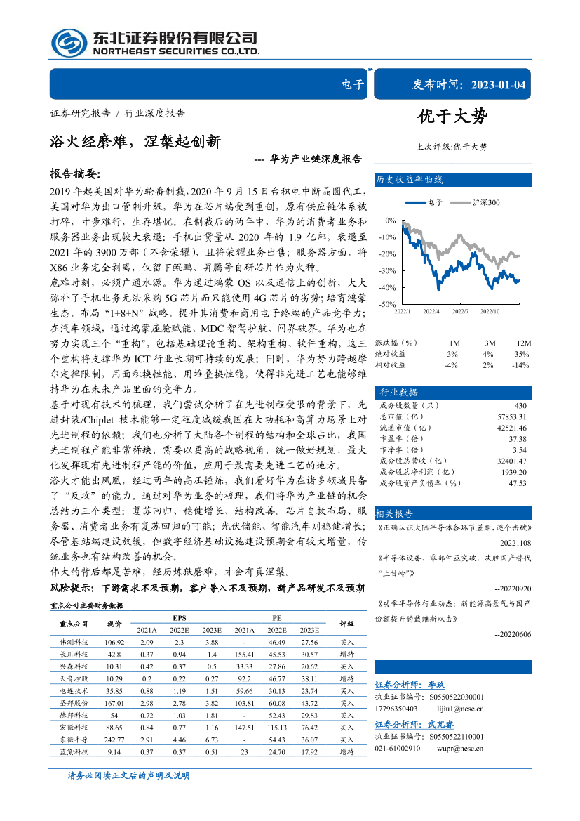 电子行业华为产业链深度报告：浴火经磨难，涅槃起创新-东北证券-2023.1.4-112页电子行业华为产业链深度报告：浴火经磨难，涅槃起创新-东北证券-2023.1.4-112页_1.png