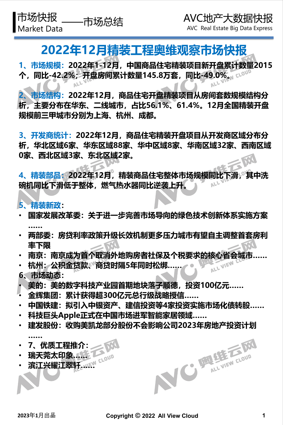 【奥维报告】2022年12月精装地产奥维观察-工程版-13页【奥维报告】2022年12月精装地产奥维观察-工程版-13页_1.png