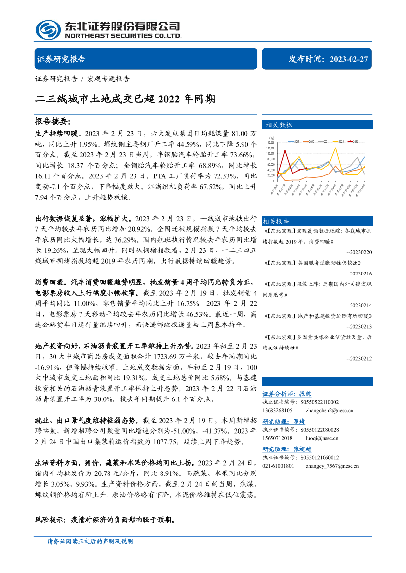 二三线城市土地成交已超2022年同期-20230227-东北证券-30页二三线城市土地成交已超2022年同期-20230227-东北证券-30页_1.png