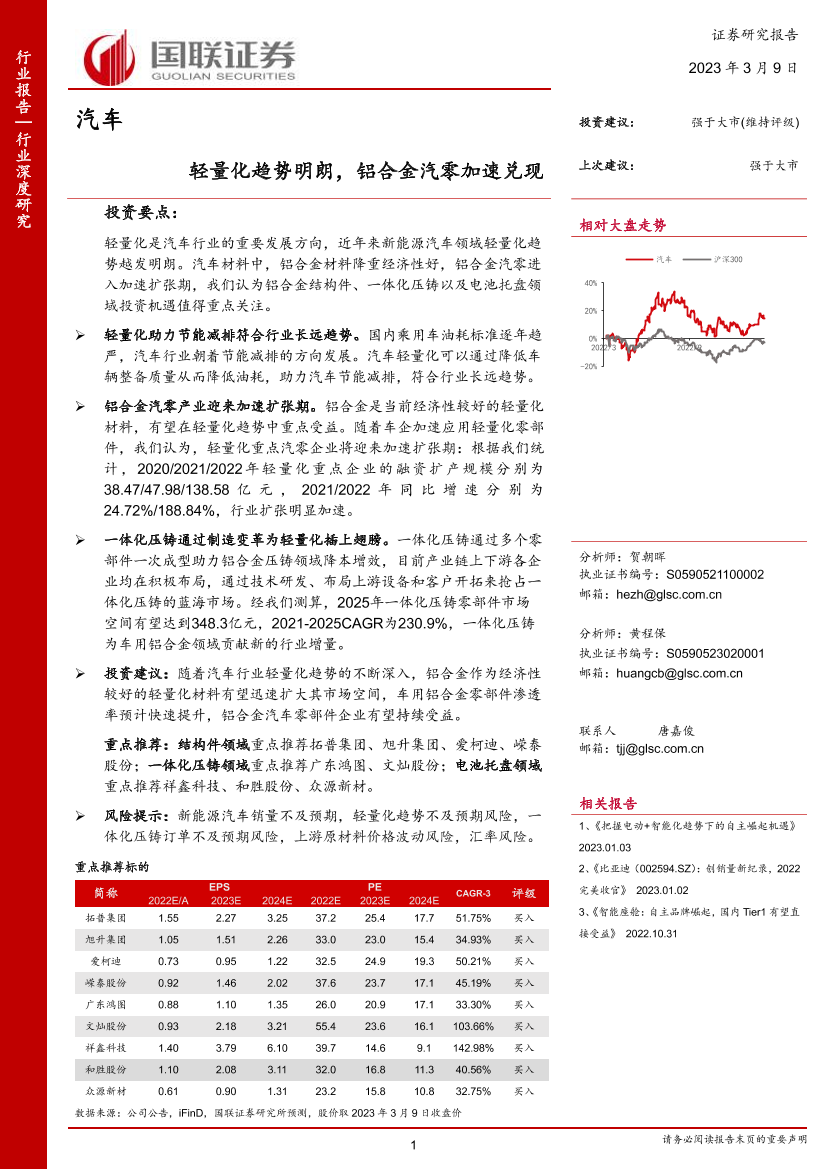 汽车行业：轻量化趋势明朗，铝合金汽零加速兑现-20230309-国联证券-57页汽车行业：轻量化趋势明朗，铝合金汽零加速兑现-20230309-国联证券-57页_1.png