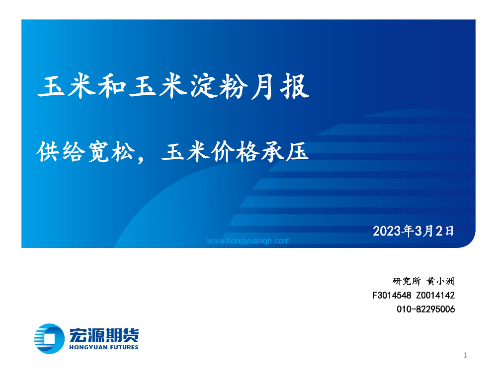 玉米和玉米淀粉月报：供给宽松，玉米价格承压-20230302-宏源期货-27页玉米和玉米淀粉月报：供给宽松，玉米价格承压-20230302-宏源期货-27页_1.png