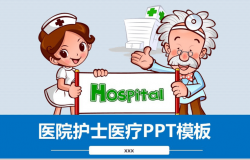 医院护士医疗PPT模板