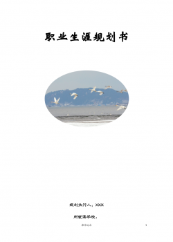职业生涯规划书(中药学).docx