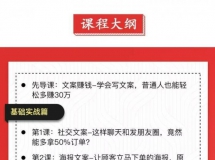 12堂赚钱必学文案课：让你的文案变成印钞机【完结】