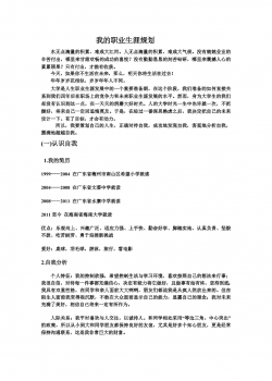 国际贸易专业大学生职业生涯规划书范文4.doc