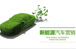 绿色环保新能源汽车营销策划方案营销PPT模板