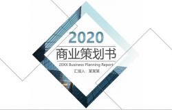 2020商业产品策划通用PPT模板